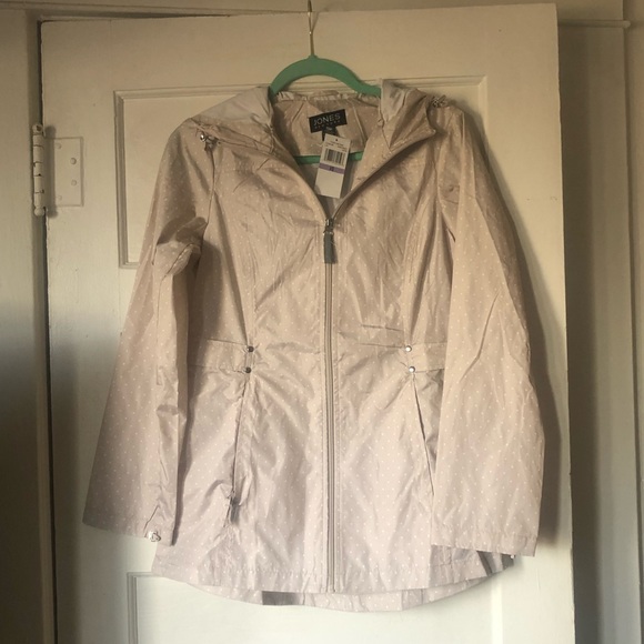 Jones New York Polka Dot Rain Jacket - Picture 5 of 8